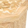 Mesa auxiliar de madera maciza de mango Ø48 cm en Mesas auxiliares | Comprar online en Foru.es