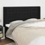 Headboard with black fabric ears 203x16x118/128 cm by , Headboards and footboards - Ref: Foro24-3120038, Price: 155,01 €, Dis...