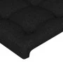 Headboard with black fabric ears 203x16x118/128 cm by , Headboards and footboards - Ref: Foro24-3120038, Price: 155,01 €, Dis...