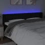 Black fabric headboard with LED 163x16x78/88 cm by , Headboards and footboards - Ref: Foro24-3123678, Price: 79,44 €, Discoun...