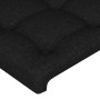 Cabecero con LED de tela negro 103x16x118/128 cm de , Cabeceros y pies de cama - Ref: Foro24-3124474, Precio: 99,99 €, Descue...
