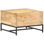 Mesa de centro madera maciza de mango 67x67x45 cm en Mesas de centro | Comprar online en Foru.es