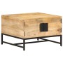 Mesa de centro madera maciza de mango 67x67x45 cm en Mesas de centro | Comprar online en Foru.es