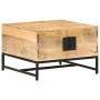 Mesa de centro madera maciza de mango 67x67x45 cm en Mesas de centro | Comprar online en Foru.es