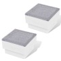 Foco LED empotrable para el exterior, 100 x 100 x 68 mm de vidaXL, Iluminación de exterior - Ref: Foro24-41715, Precio: 37,49...