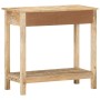 Mesa consola de madera maciza de mango 80x35x74 cm en Mesas auxiliares | Comprar online en Foru.es