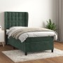 Cama box spring con colchón terciopelo verde oscuro 90x200 cm de , Camas y somieres - Ref: Foro24-3129432, Precio: 379,02 €, ...