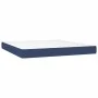 Boxspringbett mit blauer Stoffmatratze 160x200 cm von , Betten und Lattenroste - Ref: Foro24-3131767, Preis: 560,36 €, Rabatt: %