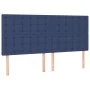 Boxspringbett mit blauer Stoffmatratze 160x200 cm von , Betten und Lattenroste - Ref: Foro24-3131767, Preis: 560,36 €, Rabatt: %
