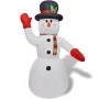 Muñeco de nieve inflable 240 cm de vidaXL, Luces de Navidad - Ref: Foro24-242357, Precio: 64,64 €, Descuento: %