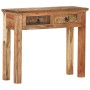 Mesa consola madera de acacia y madera reciclada 90,5x30x75cm en Mesas auxiliares | Comprar online en Foru.es