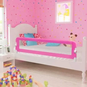 Child bed safety rail 150x42 cm pink by vidaXL, Safety railings - Ref: Foro24-10102, Price: 32,32 €, Discount: %