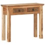 Mesa consola madera de acacia y madera reciclada 90,5x30x75cm en Mesas auxiliares | Comprar online en Foru.es