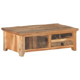 Mesa de centro de madera maciza reciclada 90x50x31 cm en Mesas de centro | Comprar online en Foru.es