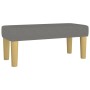 Cama box spring con colchón tela gris oscuro 100x200 cm de , Camas y somieres - Ref: Foro24-3137454, Precio: 395,04 €, Descue...