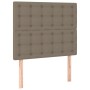 Cama box spring con colchón tela gris taupe 90x200 cm de , Camas y somieres - Ref: Foro24-3137449, Precio: 421,96 €, Descuent...