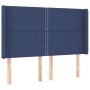 Cama box spring colchón y luces LED tela azul 140x190 cm de , Camas y somieres - Ref: Foro24-3138235, Precio: 496,05 €, Descu...