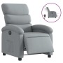 Sillón reclinable eléctrico tela gris claro en Sillones | Comprar online en Foru.es