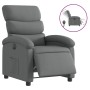 Sillón reclinable eléctrico de tela gris oscuro en Sillones | Comprar online en Foru.es