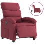Sillón reclinable eléctrico tela rojo tinto en Sillones | Comprar online en Foru.es