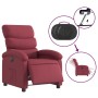 Sillón reclinable eléctrico tela rojo tinto en Sillones | Comprar online en Foru.es