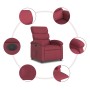 Sillón reclinable eléctrico tela rojo tinto en Sillones | Comprar online en Foru.es