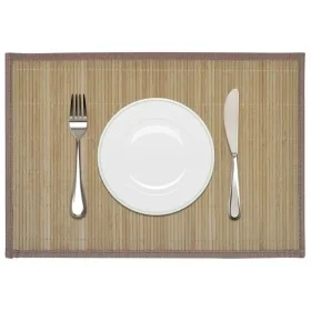 6 salvamanteles de bambú 30x45 cm marrón de vidaXL, Manteles individuales - Ref: Foro24-242108, Precio: 17,05 €, Descuento: %