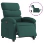 Sillón reclinable eléctrico tela verde oscuro en Sillones | Comprar online en Foru.es