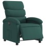Sillón reclinable eléctrico tela verde oscuro en Sillones | Comprar online en Foru.es