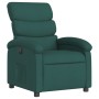 Sillón reclinable eléctrico tela verde oscuro en Sillones | Comprar online en Foru.es