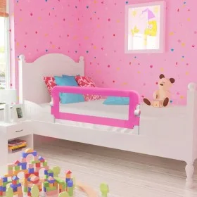 Barandilla de seguridad cama de niño 102x42 cm rosa de vidaXL, Barandillas de seguridad - Ref: Foro24-10101, Precio: 27,44 €,...