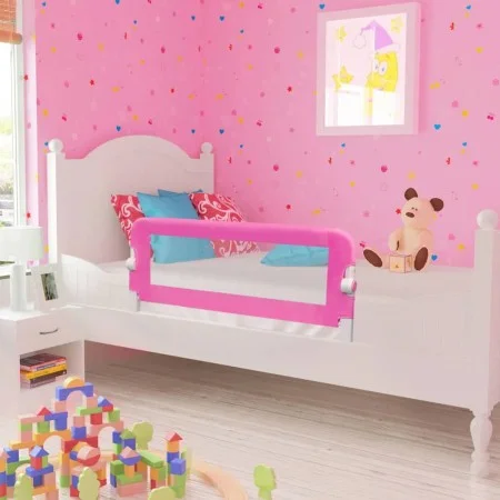 Child bed safety rail 102x42 cm pink by vidaXL, Safety railings - Ref: Foro24-10101, Price: 27,44 €, Discount: %