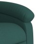Sillón reclinable eléctrico tela verde oscuro en Sillones | Comprar online en Foru.es
