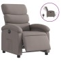 Sillón reclinable eléctrico tela gris taupé en Sillones | Comprar online en Foru.es