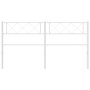Cabecero de metal blanco 120 cm de , Cabeceros y pies de cama - Ref: Foro24-372357, Precio: 25,63 €, Descuento: %