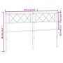Cabecero de metal blanco 120 cm de , Cabeceros y pies de cama - Ref: Foro24-372357, Precio: 25,63 €, Descuento: %