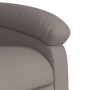 Sillón reclinable eléctrico tela gris taupé en Sillones | Comprar online en Foru.es