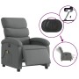 Sillón reclinable de masaje eléctrico tela gris oscuro en Sillones | Comprar online en Foru.es
