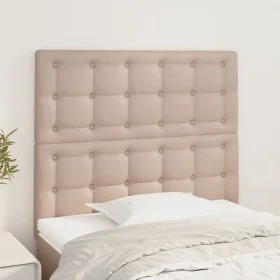 Kopfteile 2 Einheiten Cappuccino-Kunstleder 90x5x78/88 cm von , Kopf- und Fußteile - Ref: Foro24-3116415, Preis: 79,10 €, Rab...