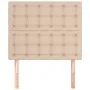 Cabeceros 2 unidades cuero sintético capuchino 90x5x78/88 cm de , Cabeceros y pies de cama - Ref: Foro24-3116415, Precio: 79,...