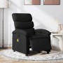 Sillón reclinable de masaje eléctrico tela negro en Sillones | Comprar online en Foru.es