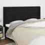 Headboard with black fabric ears 163x16x118/128 cm by , Headboards and footboards - Ref: Foro24-3120022, Price: 148,60 €, Dis...