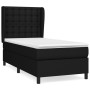 Cama box spring con colchón tela negro 80x200 cm de , Camas y somieres - Ref: Foro24-3128239, Precio: 324,55 €, Descuento: %