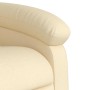 Sillón reclinable de masaje eléctrico tela color crema en Sillones | Comprar online en Foru.es