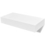 Estante flotante pared con 1 cajón MDF blanco para libros/DVD de vidaXL, Estantes y estanterías - Ref: Foro24-242187, Precio:...