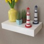 Estante flotante pared con 1 cajón MDF blanco para libros/DVD de vidaXL, Estantes y estanterías - Ref: Foro24-242187, Precio:...