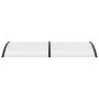 Marquesina para puerta PC 240x100 cm de vidaXL, Toldos - Ref: Foro24-141760, Precio: 87,60 €, Descuento: %