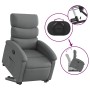 Sillón reclinable elevable de tela gris oscuro en Sillones | Comprar online en Foru.es