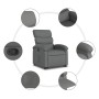 Sillón reclinable elevable de tela gris oscuro en Sillones | Comprar online en Foru.es