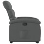 Sillón reclinable elevable de tela gris oscuro en Sillones | Comprar online en Foru.es